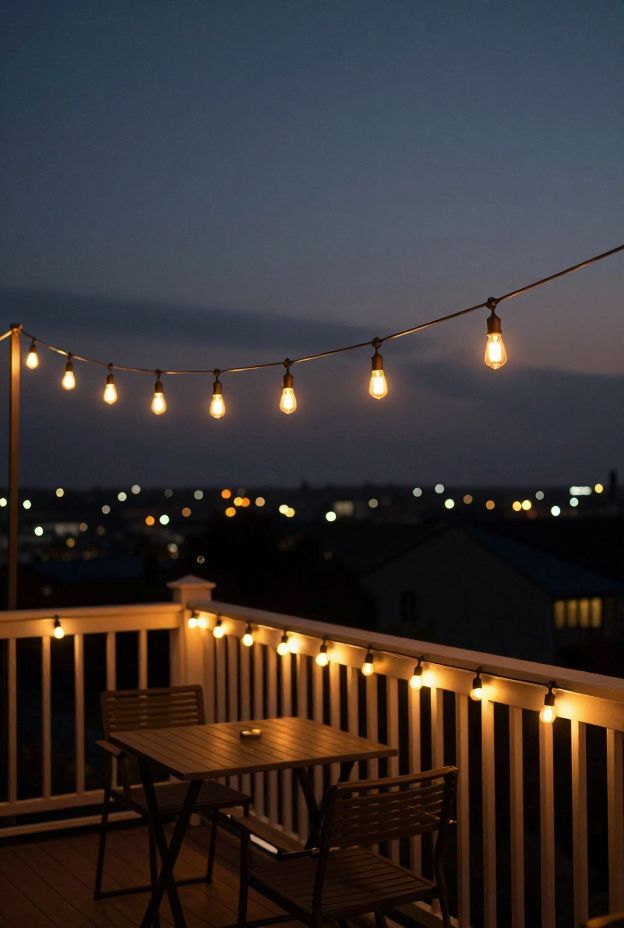 12 Balcony Lighting Ideas for Evening Charm