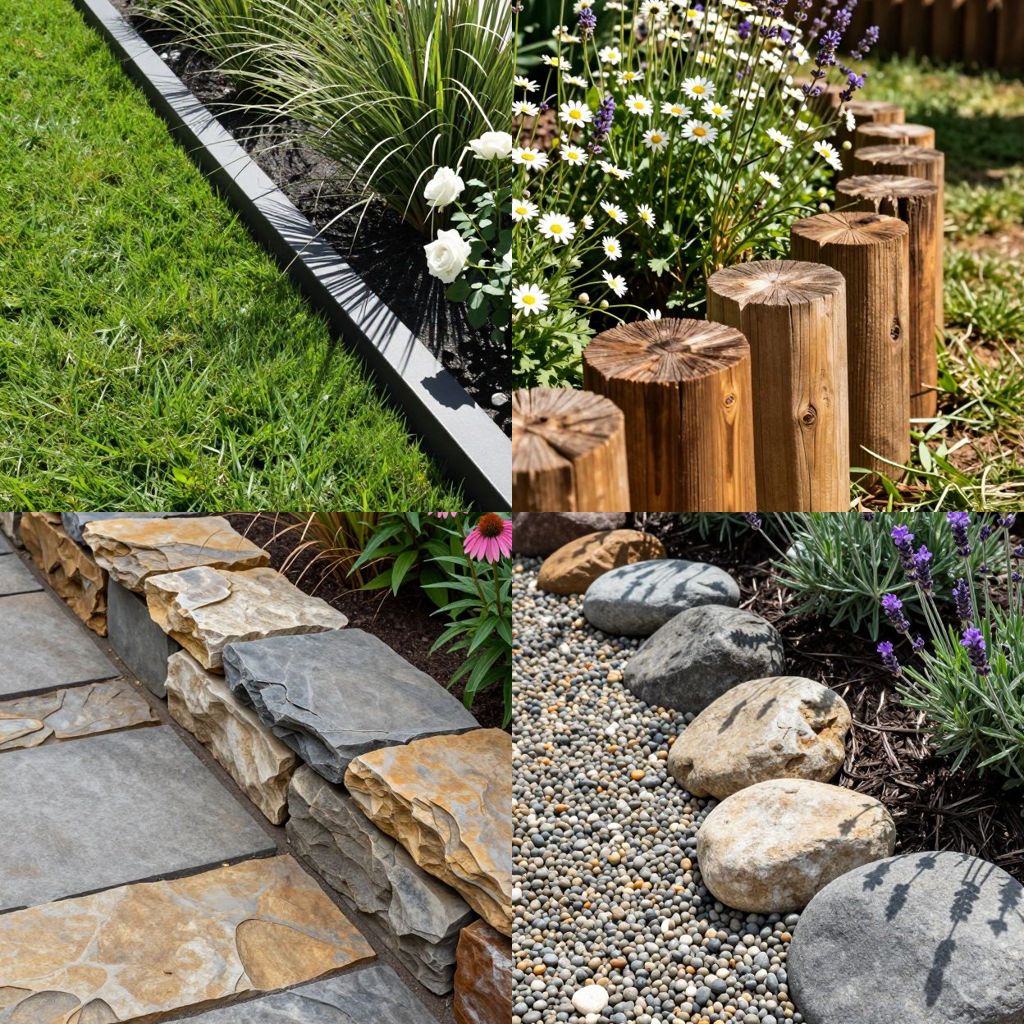 Garden border ideas define spaces