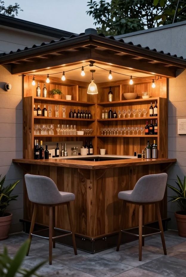 12 Outdoor Bar Ideas for Backyard Fun