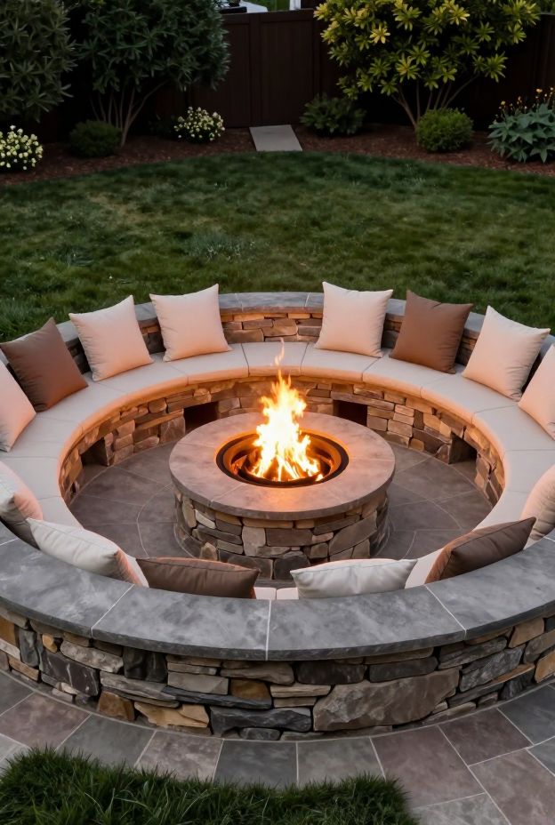 10 Outdoor Fire Pit Seating Ideas for Warm Nights