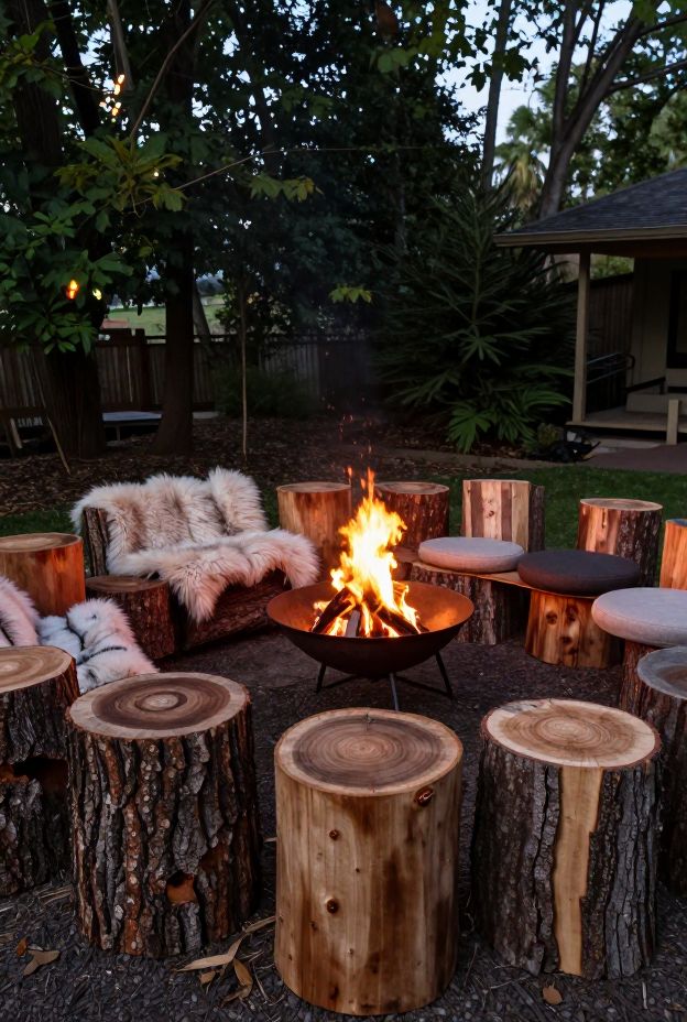 10 Outdoor Fire Pit Seating Ideas for Warm Nights