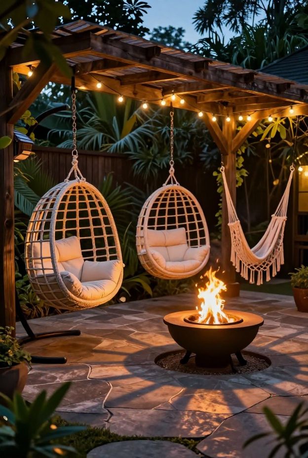 10 Outdoor Fire Pit Seating Ideas for Warm Nights