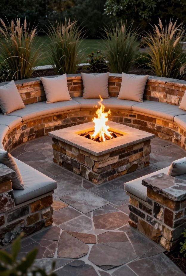 10 Outdoor Fire Pit Seating Ideas for Warm Nights