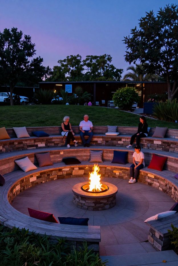 10 Outdoor Fire Pit Seating Ideas for Warm Nights