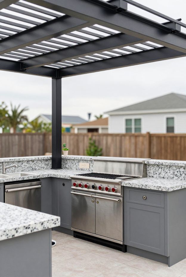 11 Outdoor Kitchen Pergola Ideas for Functionality