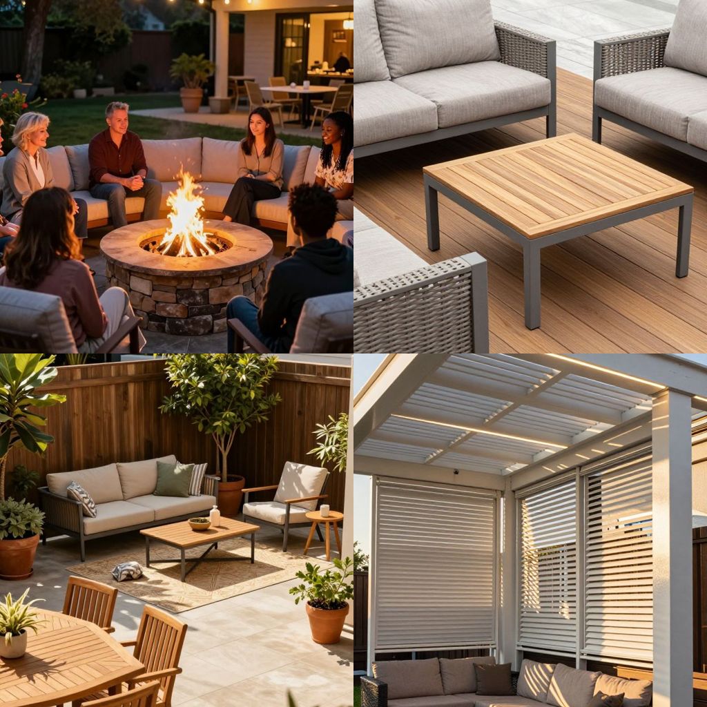 Outdoor living room ideas comfort