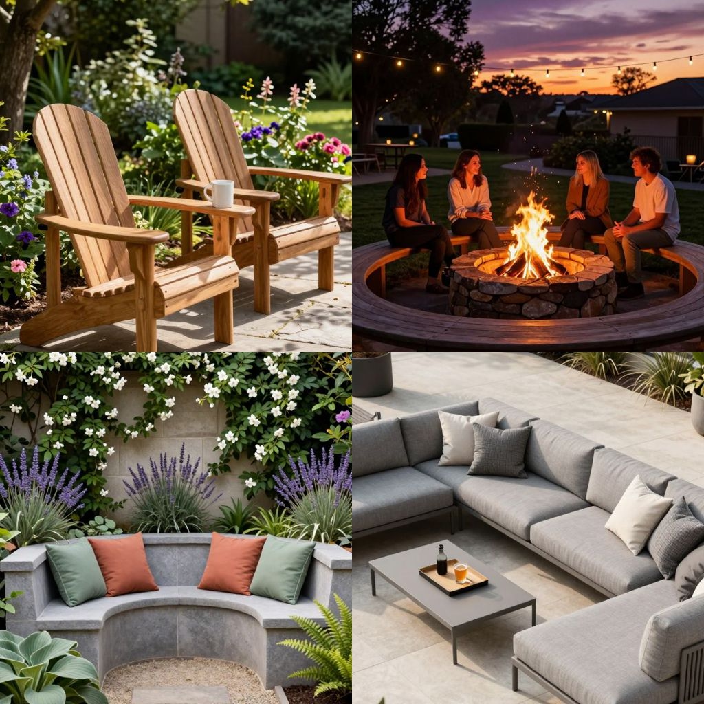 Outdoor seating ideas relaxation