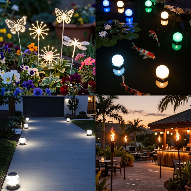Outdoor solar lighting ideas eco friendly
