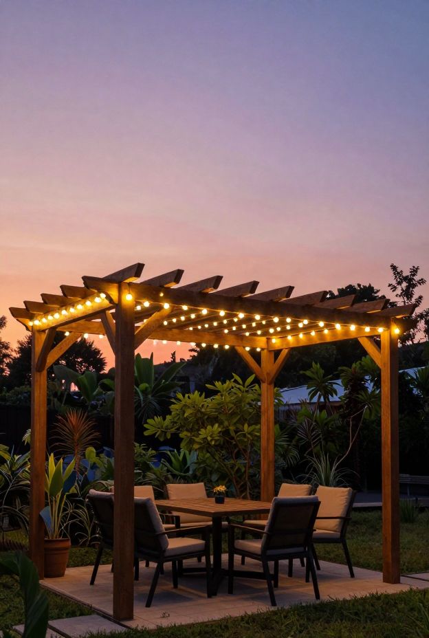 14 Outdoor String Lighting Ideas for Magical Nights