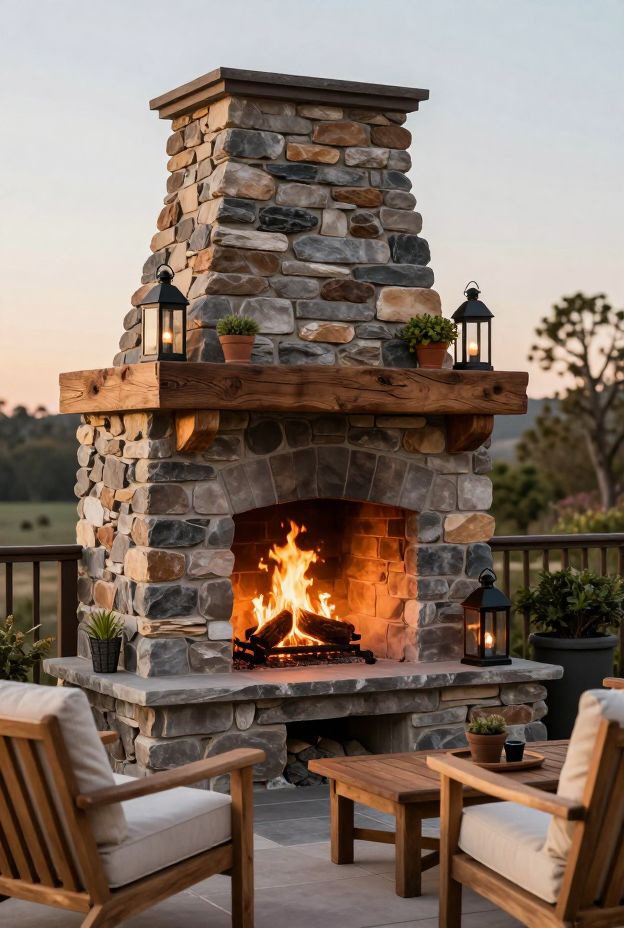 12 Patio Fireplace Ideas for Cozy Gatherings