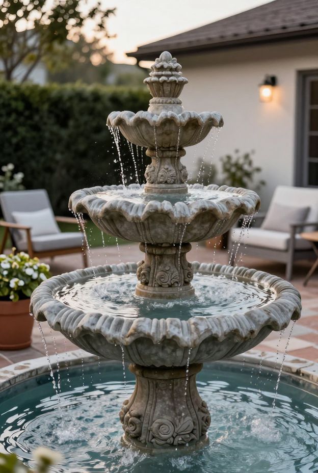 13 Patio Water Feature Ideas for Relaxation