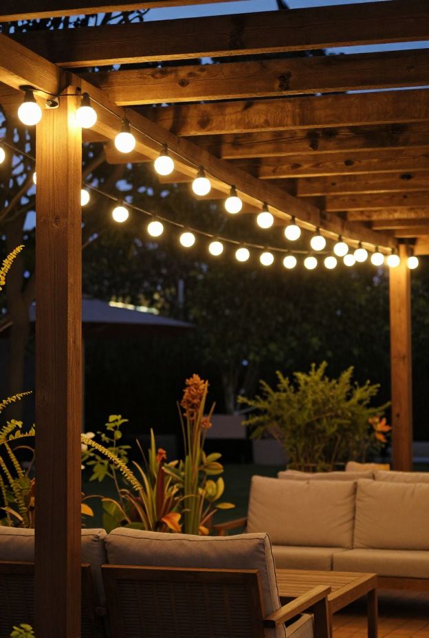 11 Pergola Lighting Ideas That Wow Guests