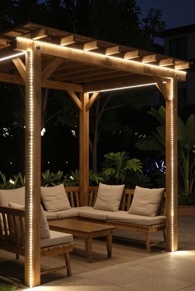 11 Pergola Lighting Ideas That Wow Guests