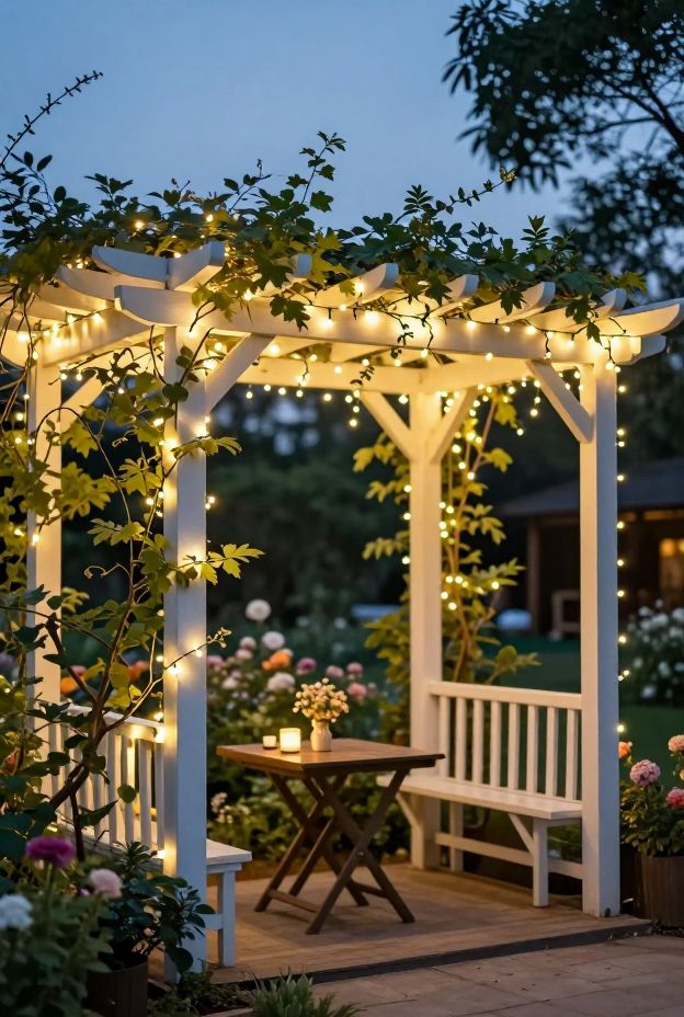 11 Pergola Lighting Ideas That Wow Guests