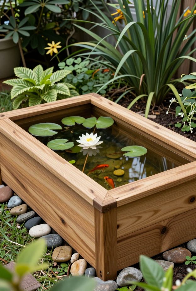 13 Raised Garden Pond Ideas for Tranquility