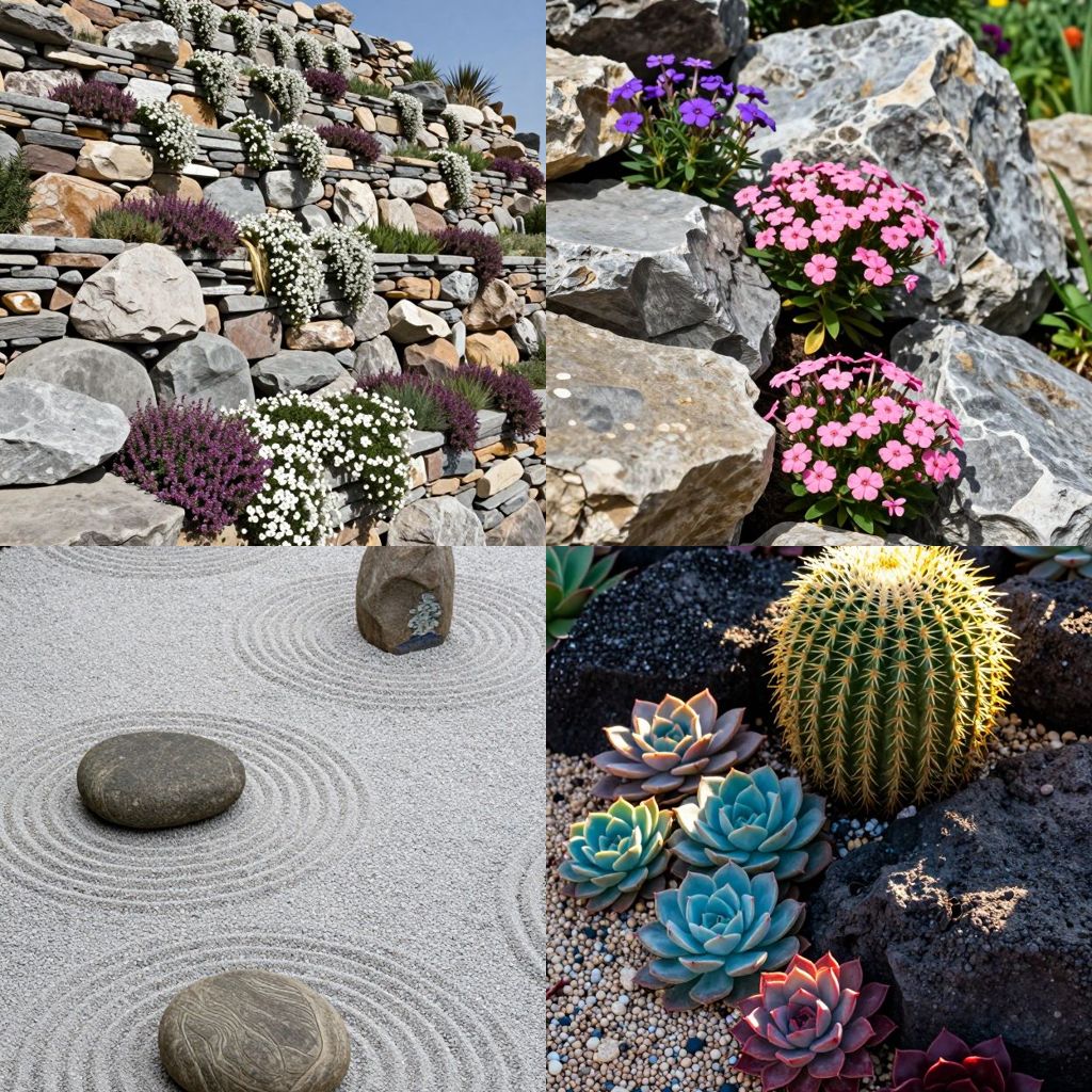 Rock garden ideas natural charm