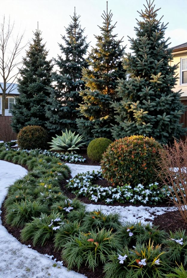 13 Winter Landscaping Ideas to Keep Color Alive