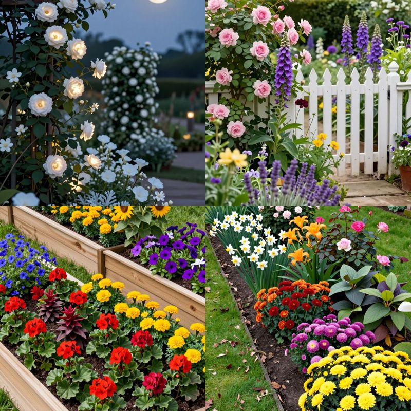 Beautiful flower garden ideas colorful paradise