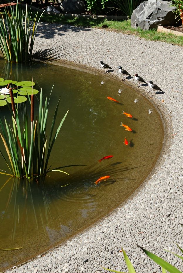 13 Beautiful Garden Pond Ideas with Fish and Water Plants