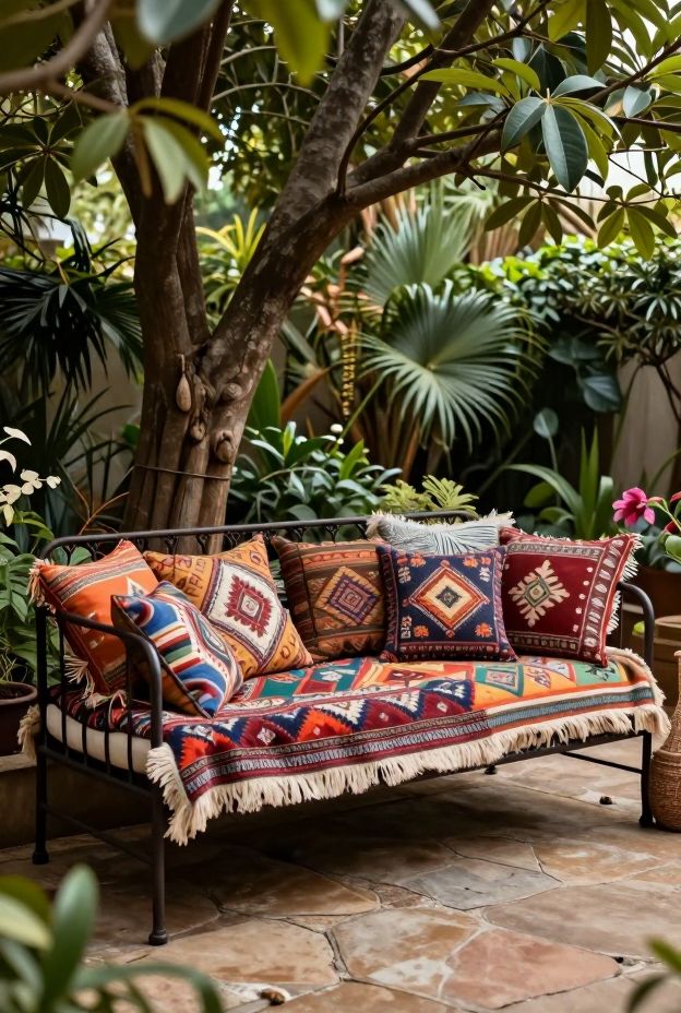 11 Bohemian Hippie Garden Ideas for Free-Spirited Outdoor Spaces
