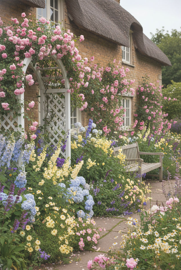 15 English Cottage Garden Ideas for Romantic Informal Plantings