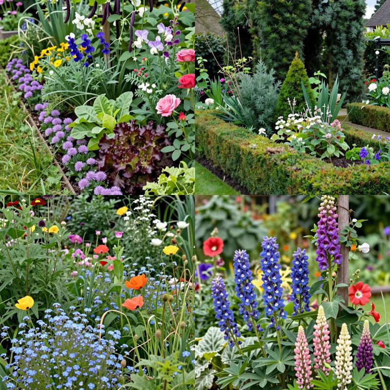English cottage garden ideas romantic informal