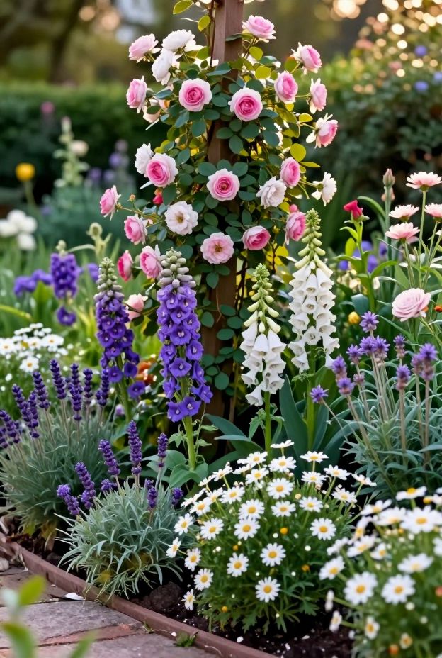 15 Flower Bed Ideas to Frame Your Lawn with Colorful Blooms