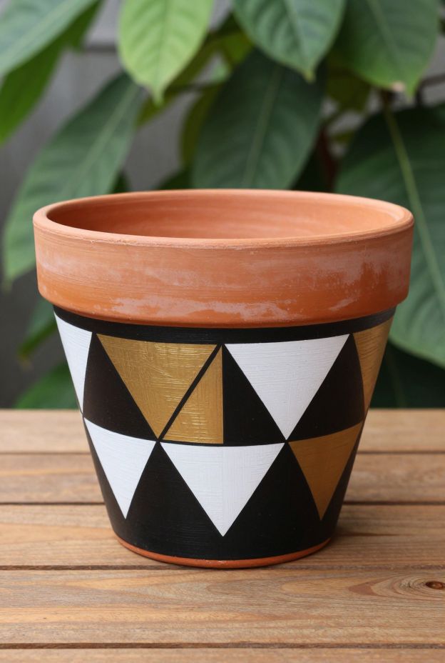 13 Painted Flower Pot Ideas to Add Personality to Your Garden