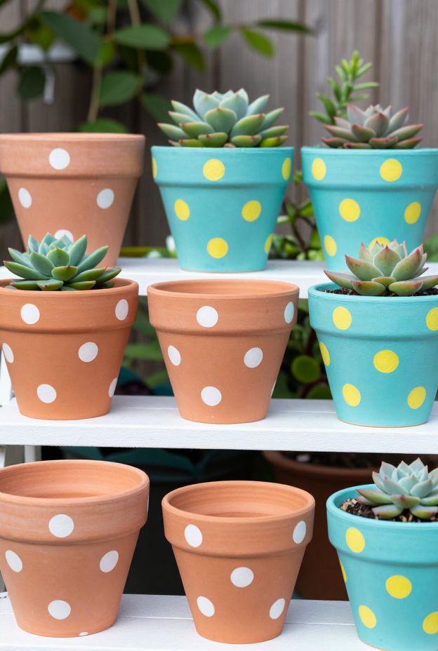 13 Painted Flower Pot Ideas to Add Personality to Your Garden