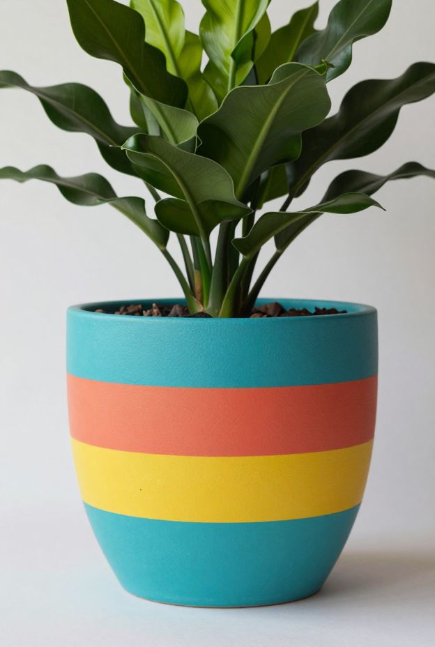13 Painted Flower Pot Ideas to Add Personality to Your Garden