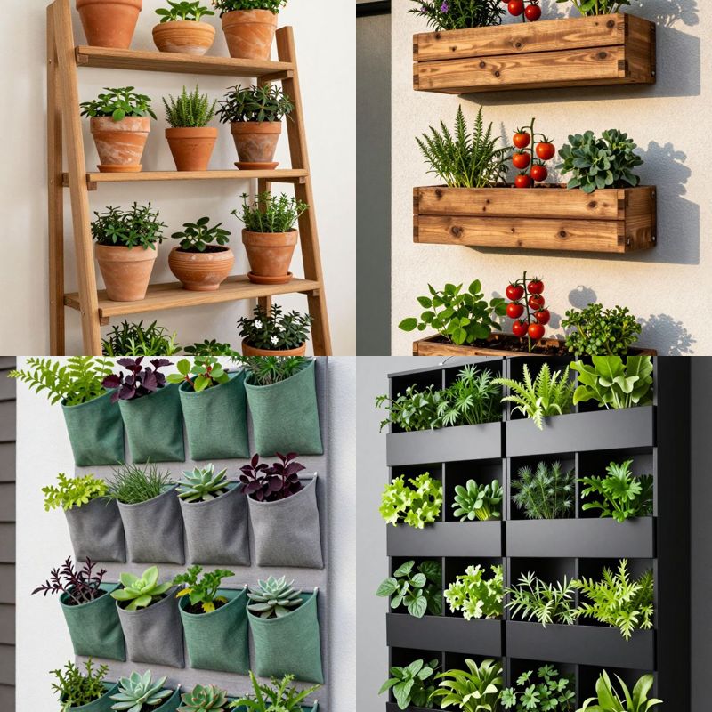 Vertical wall garden ideas maximize small space