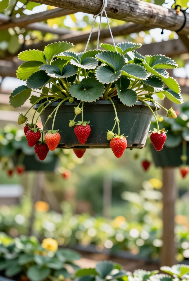 13 Adorable Strawberry Planter Ideas DIY Projects to Grow Berries in Any Outdoor Space