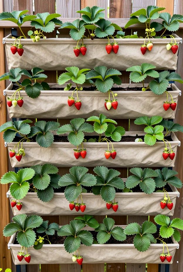 13 Adorable Strawberry Planter Ideas DIY Projects to Grow Berries in Any Outdoor Space