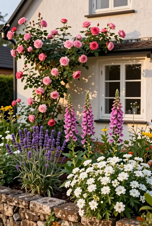 14 Stunning Flower Bed Ideas in Front of House That Instantly Boost Curb Appeal