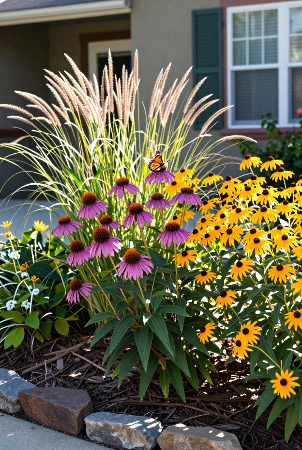 14 Stunning Flower Bed Ideas in Front of House That Instantly Boost Curb Appeal