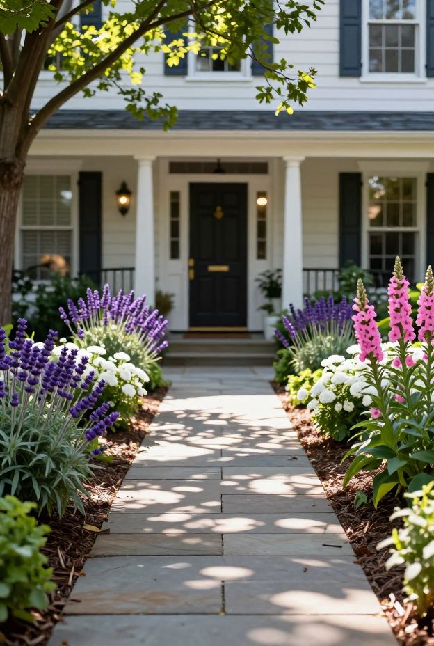 14 Stunning Flower Bed Ideas in Front of House That Instantly Boost Curb Appeal