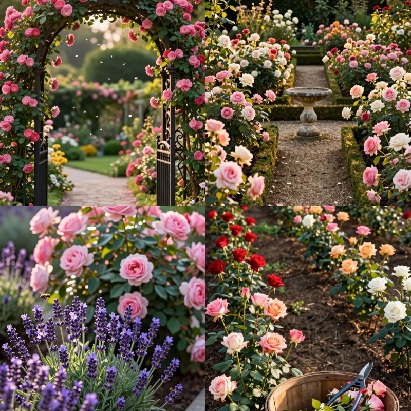 Fragrant rose garden ideas