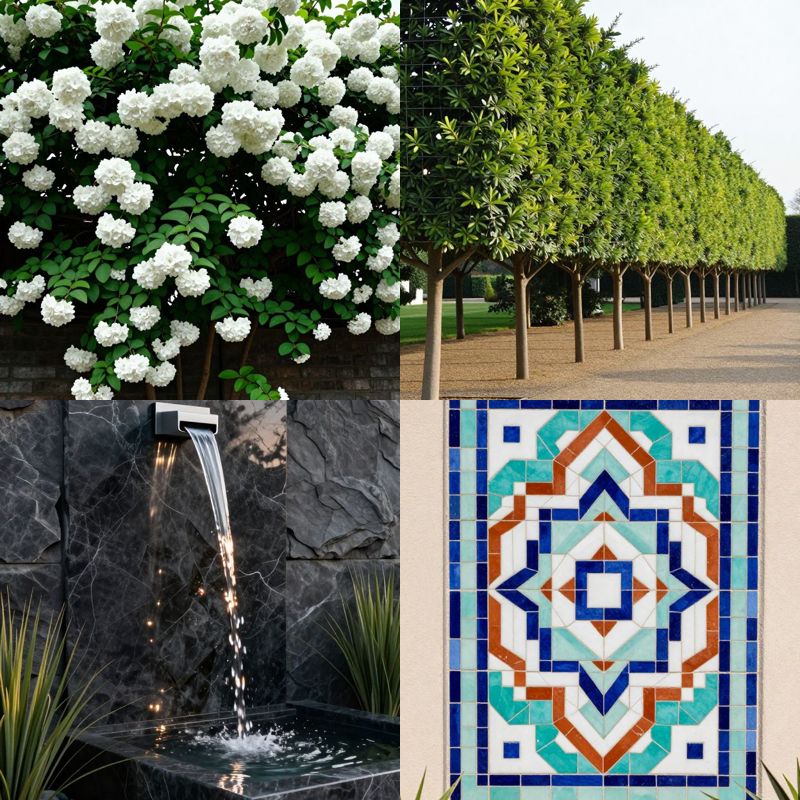 Garden boundary wall ideas