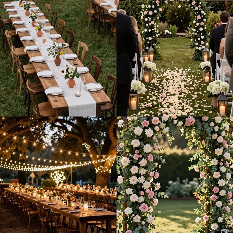 Outdoor garden wedding ideas