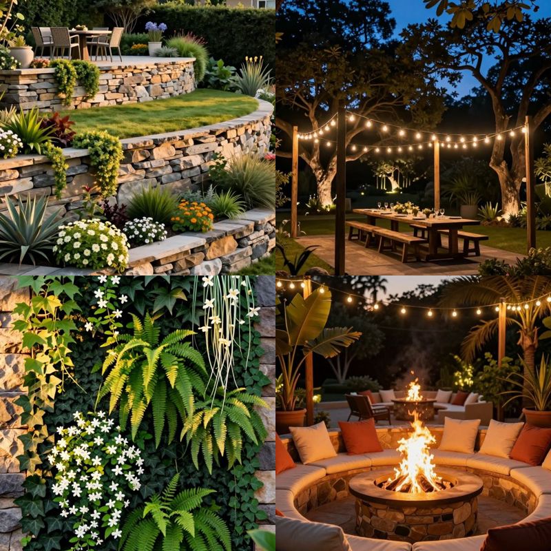Outdoor landscape transformation ideas