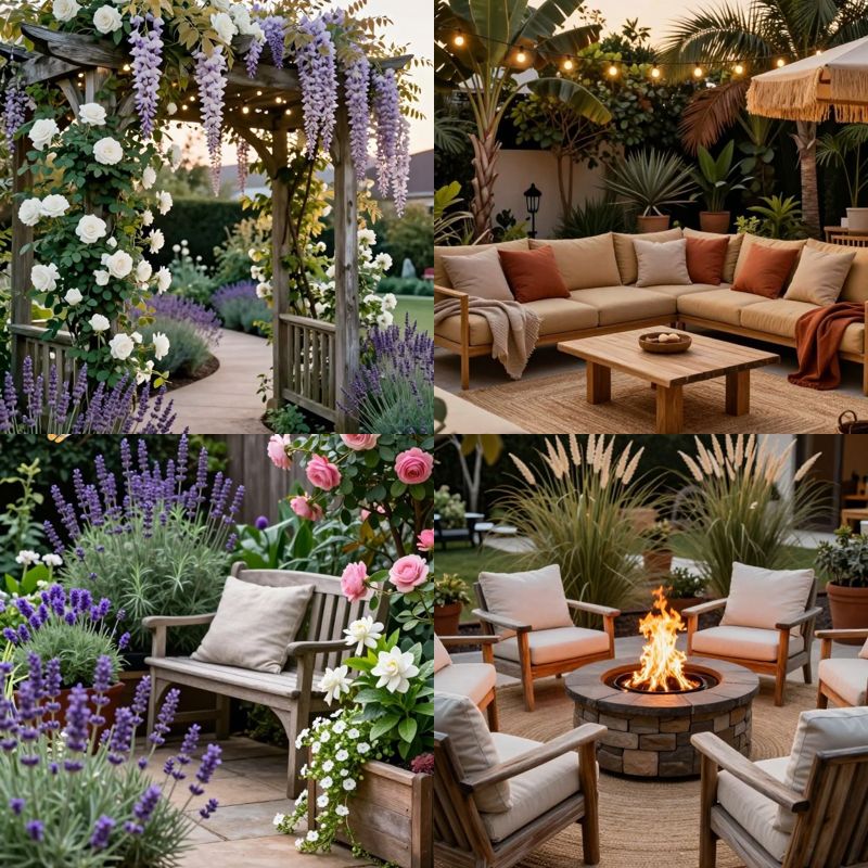 Relaxing backyard oasis ideas