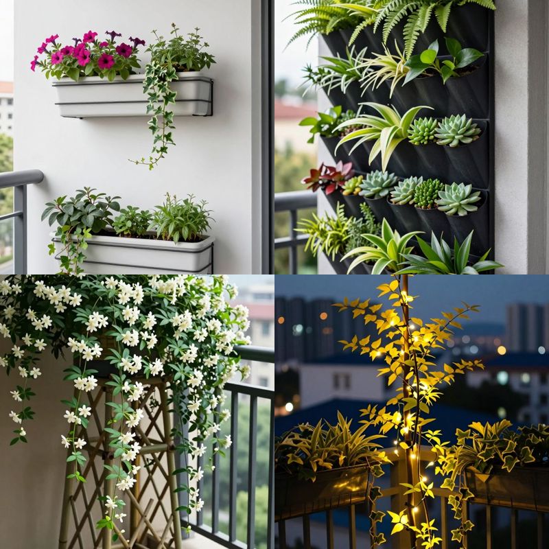Small balcony garden ideas