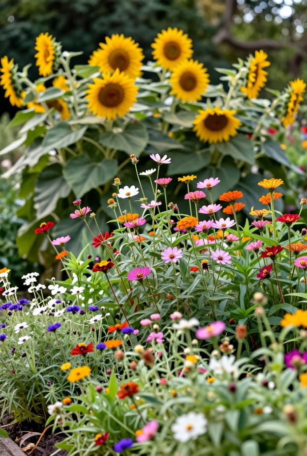 12 Stunning Sunflower Garden Ideas to Fill Your Outdoor Space With Towering Color and Joy