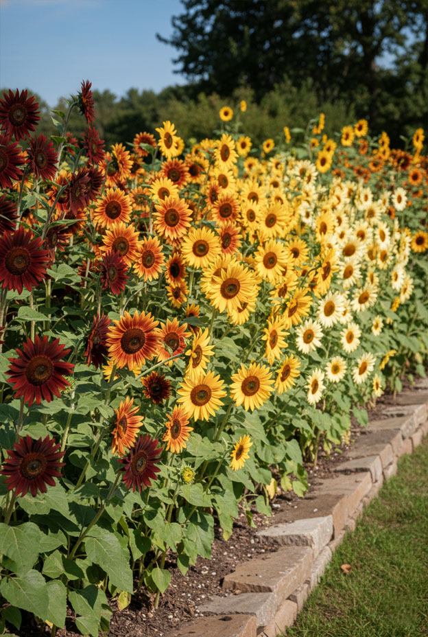 12 Stunning Sunflower Garden Ideas to Fill Your Outdoor Space With Towering Color and Joy