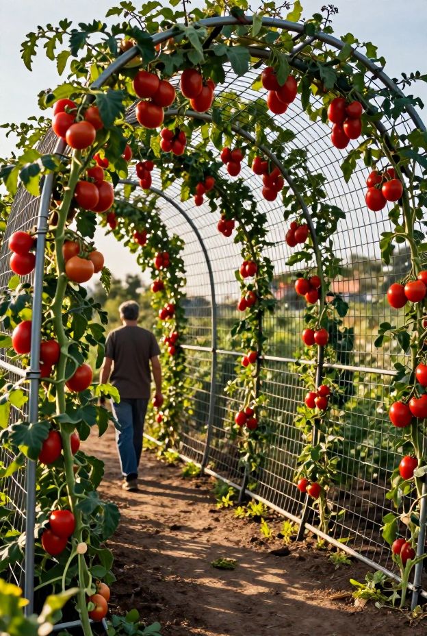 11 Brilliant Tomato Trellis Ideas to Support Your Plants and Dramatically Boost Your Harvest