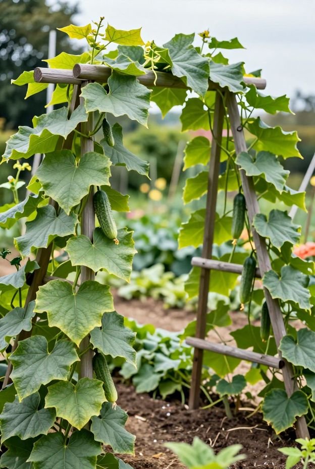 14 Brilliant Cucumber Trellis Ideas to Support Your Plants and Save Valuable Garden Space