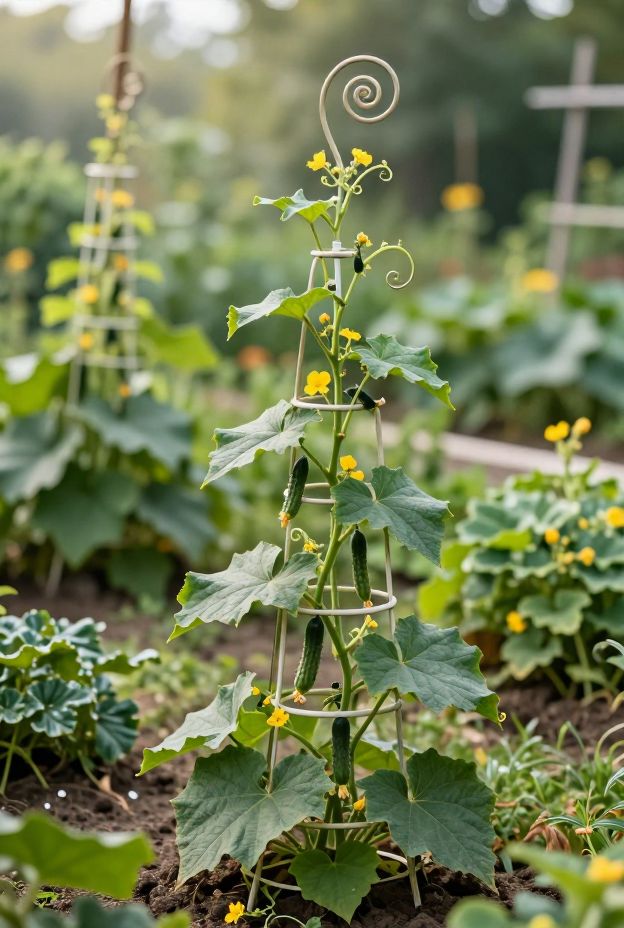 14 Brilliant Cucumber Trellis Ideas to Support Your Plants and Save Valuable Garden Space