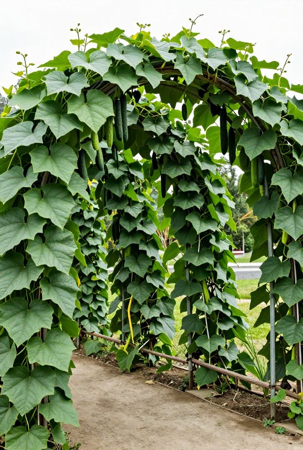 14 Brilliant Cucumber Trellis Ideas to Support Your Plants and Save Valuable Garden Space