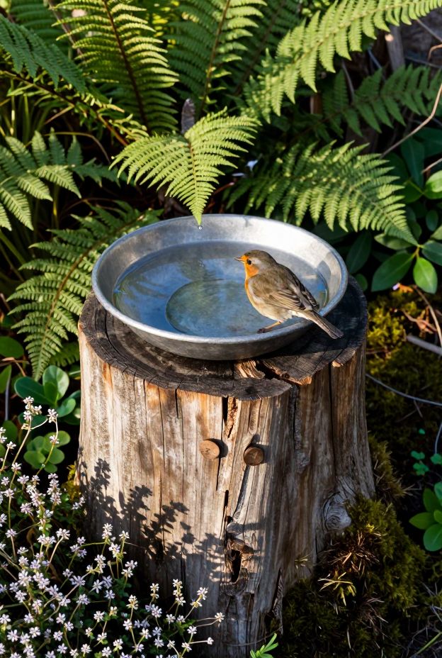 12 Charming Birdbath Ideas to Attract More Birds to Your Garden