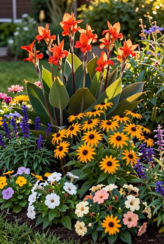 13 Stunning Canna Lily Landscaping Ideas for a Tropical Backyard Look